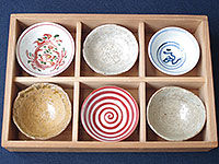 O㐴Zq@Kiyomizu Rokube 3rd^Fᵁ@six kinds of sake cups