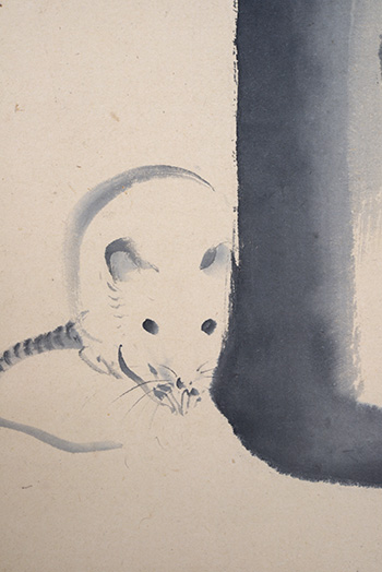 松村　景文　Matsumura Keibun／槌鼠　A small mallet and a house rat