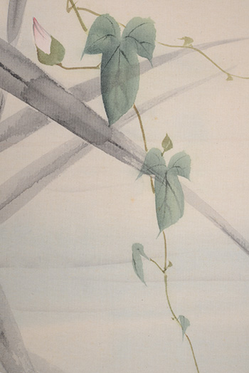 �E�@�i���@Oshi Keisui�^�������x�@A morning glory and a dragon fly 