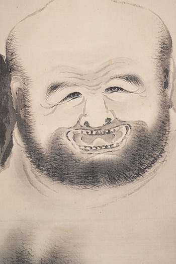 ���J�@�H�΁@Okutani Shuseki�^�z�ܐ}�@"Hotei" in manner of Chinese ancient Painting