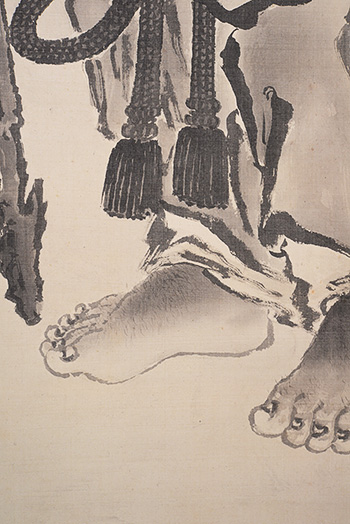 ���J�@�H�΁@Okutani Shuseki�^�z�ܐ}�@"Hotei" in manner of Chinese ancient Painting