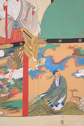 奥谷　一陽　Okutani Ichiyou／祇園会「占出山」山口素絢寫　Gion festival“Uradeyama”in a manner of Yamaguchi Soken