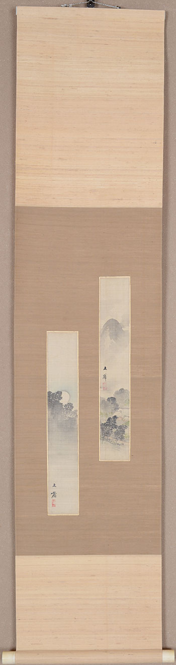 ����@���ف@Shiokawa Bunrin�^�����Z�����Z���@Every month tanzaku for six scrolls