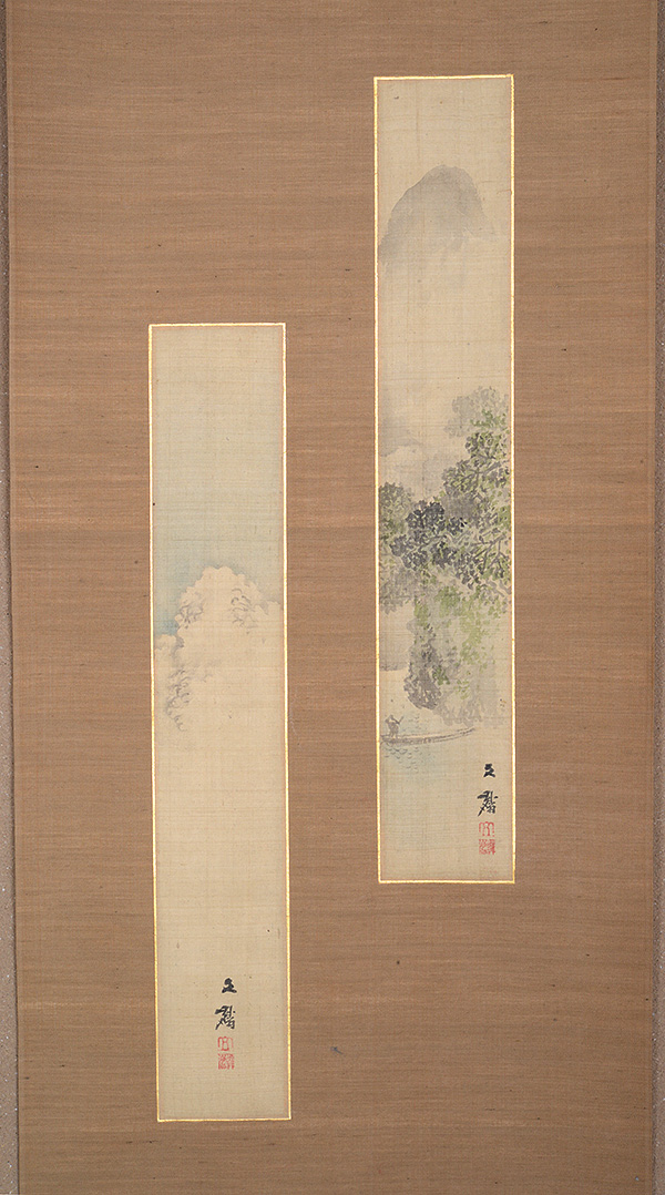 ����@���ف@Shiokawa Bunrin�^�����Z�����Z���@Every month tanzaku for six scrolls