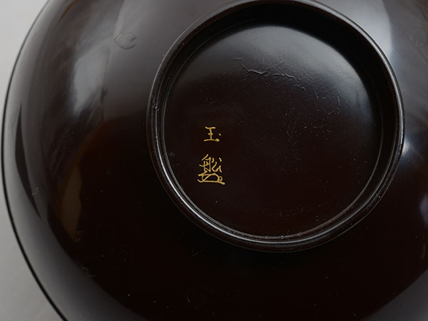岡田表寛・鈴木玉船／雲錦蒔絵吸物椀　十  10 sets of soup bowls